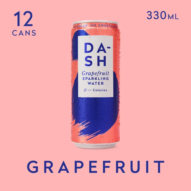 DASH Water Pamplemousse Eau Gazeuse Sans Sucre