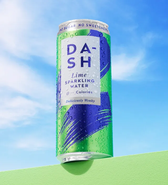 DASH Flavoured Sparkling Water eau gazeuse citron vert 12x500ml